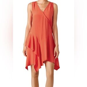 10 Crosby Derek Lam Asymmetrical Dress orange